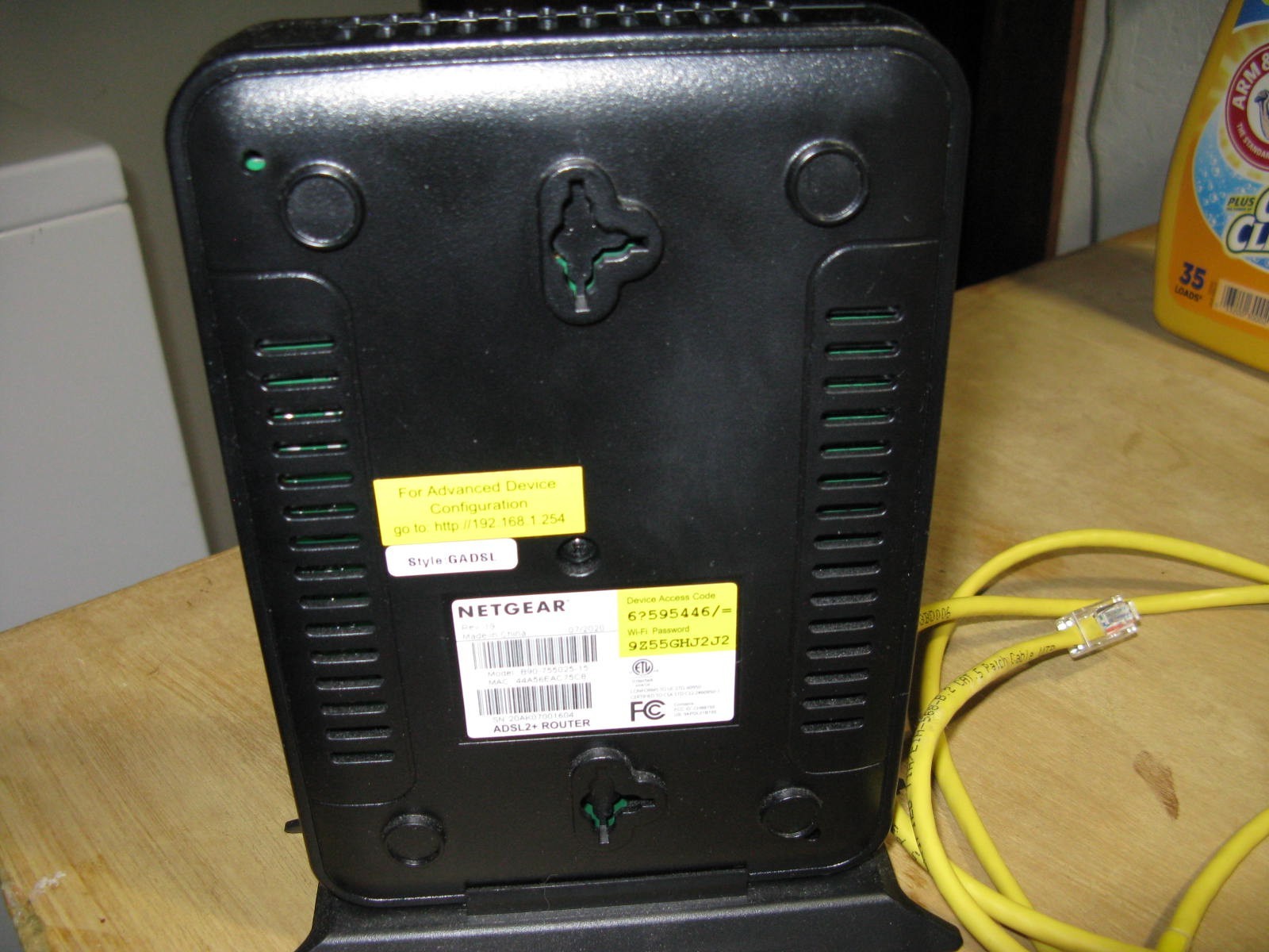 Netgear AT&T 7550 ADSL 2+ Modem Router B90-755025-15
