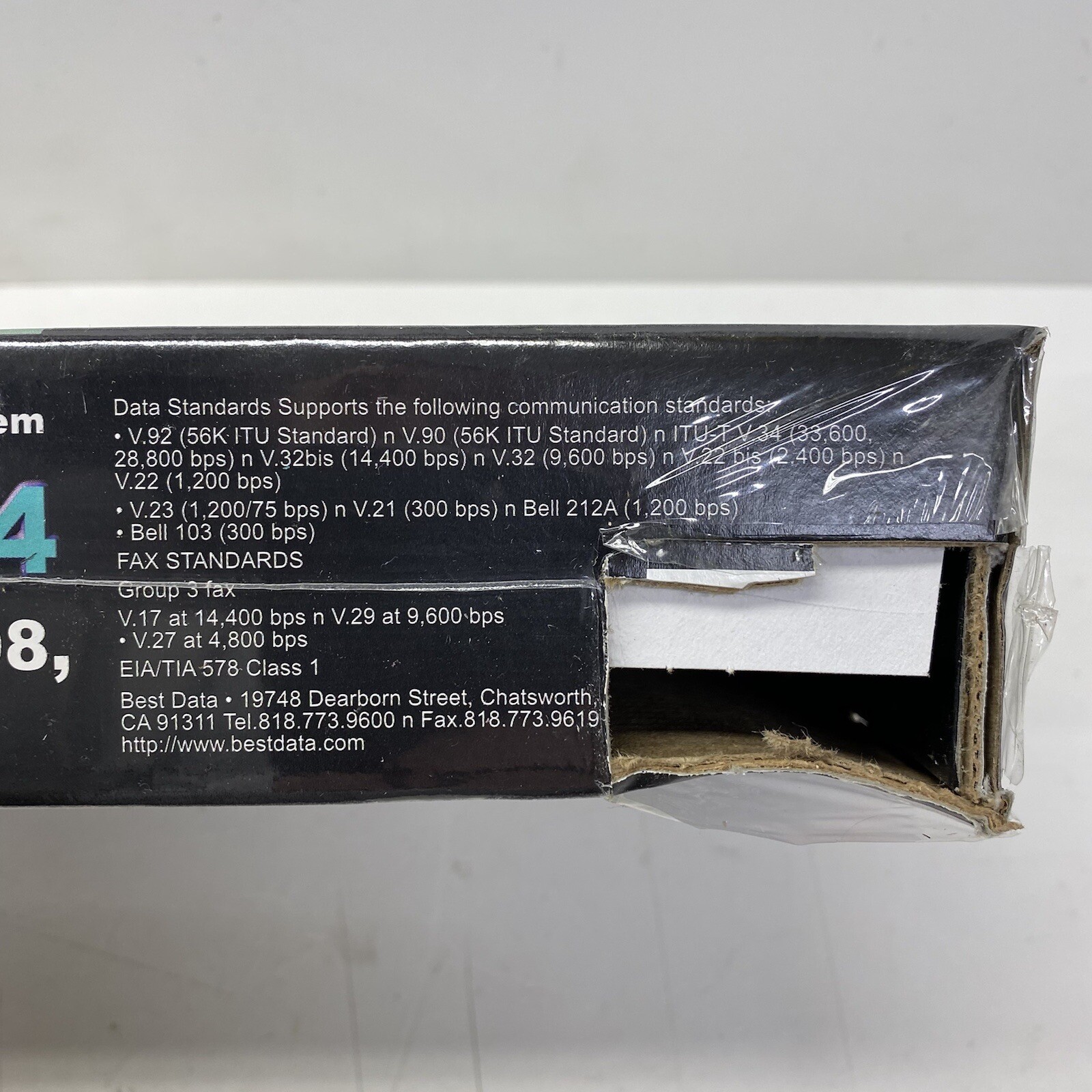 Best Data 56K Internal Modem Smart One V.92/V.44, PCI Slot – NEW