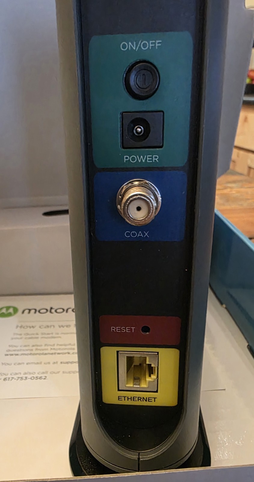 Motorola 24×8 Cable Modem MB7621-10 1000+ Mbps / Open Box