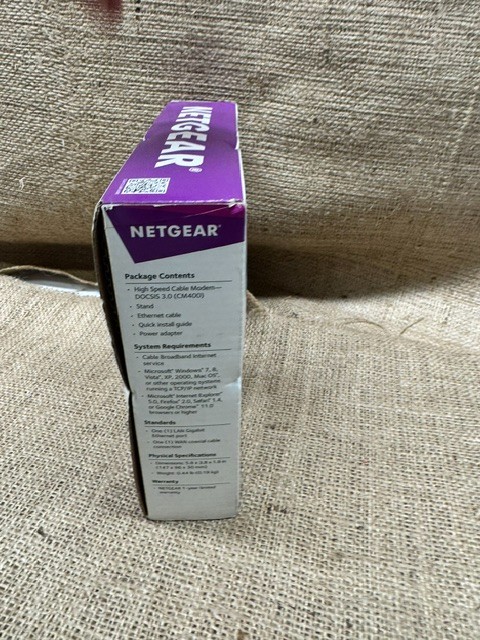 Netgear CM400 High Speed Cable Modem DOCSIS 3.0*New