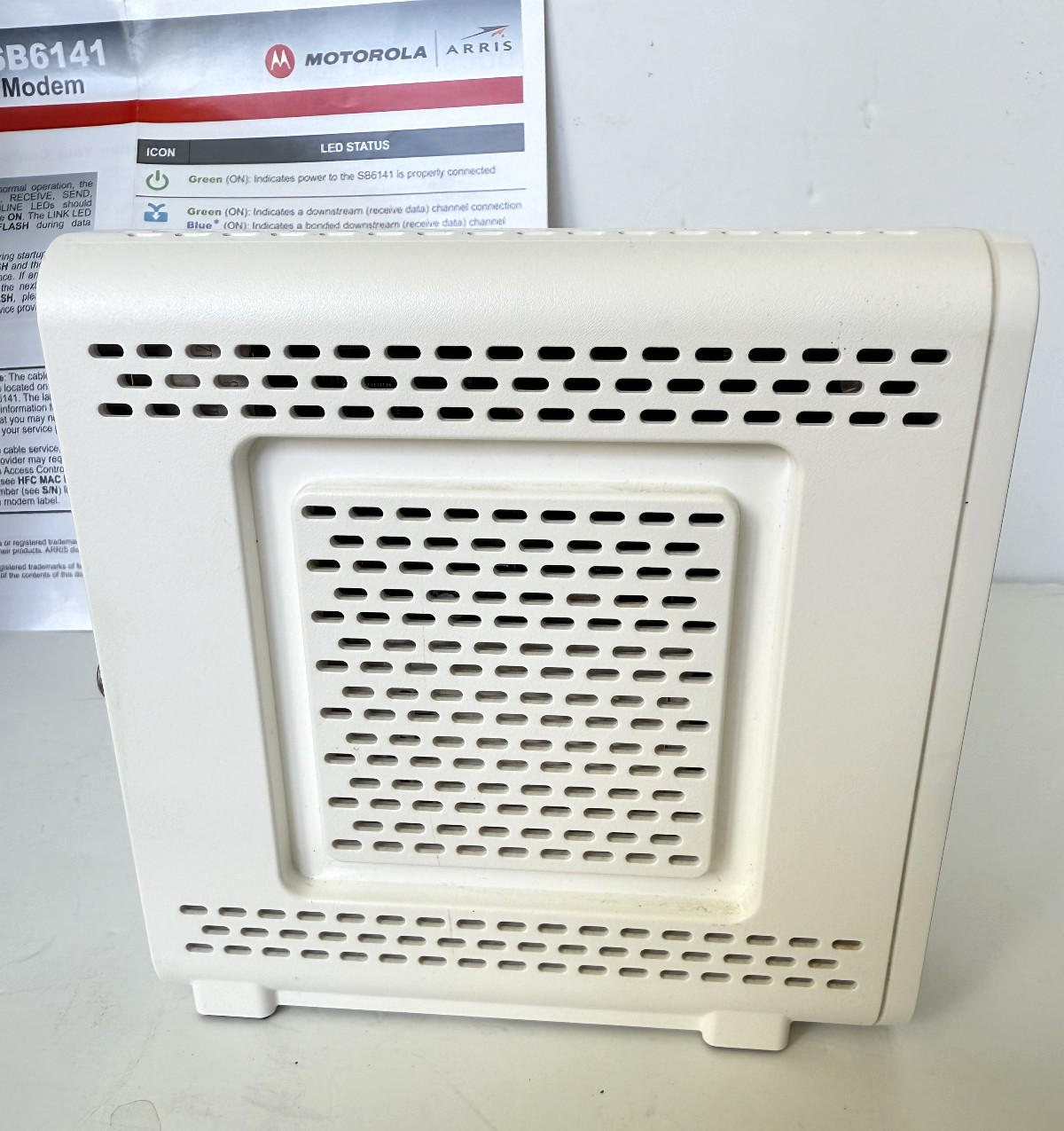 Motorola ARRIS SURFboard SB6141 Mbps DOCSIS 3.0 Cable Modem Tested Works Great