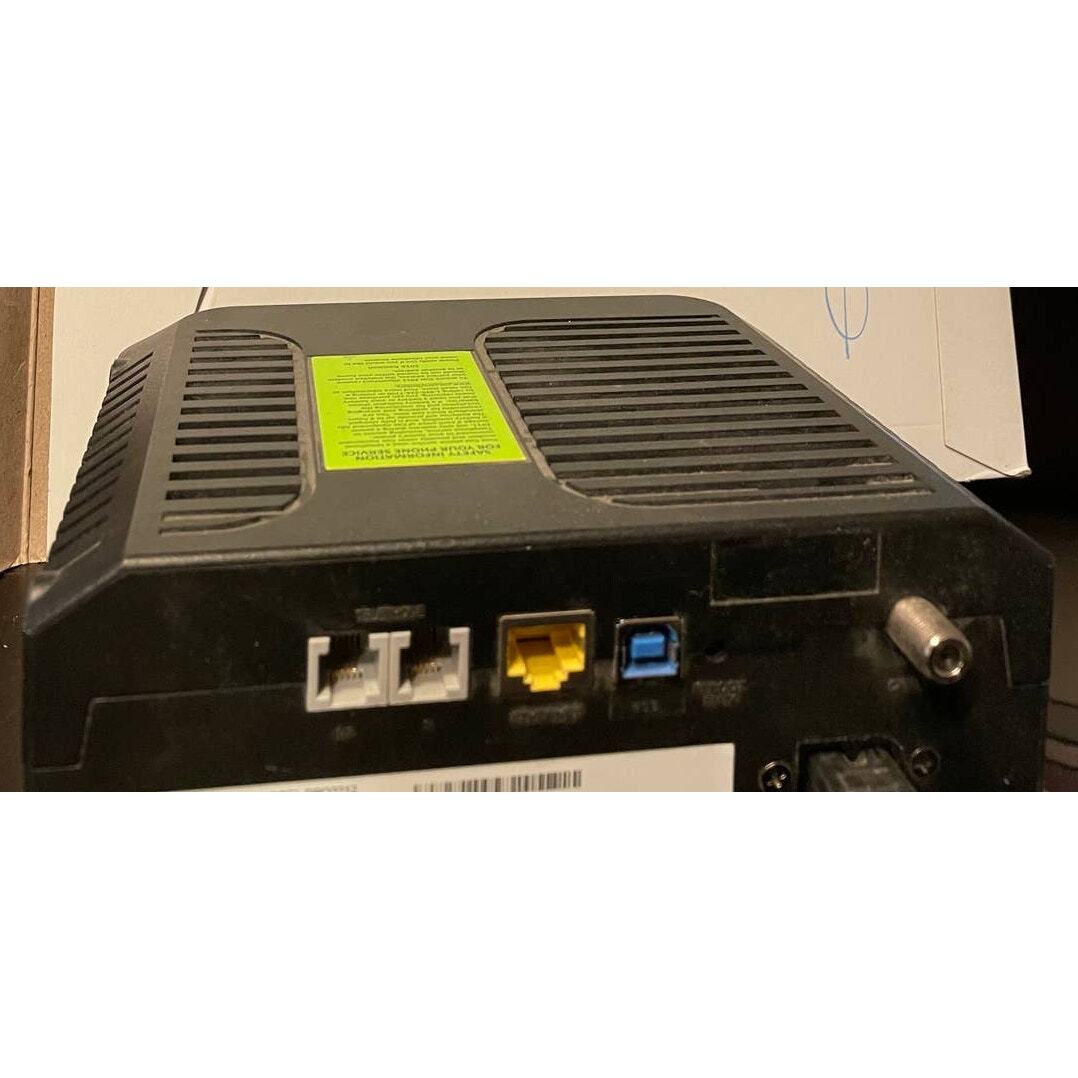 Cisco DPQ3212 Cable Modem Phone DOCSIS 3.0 with Power Cord