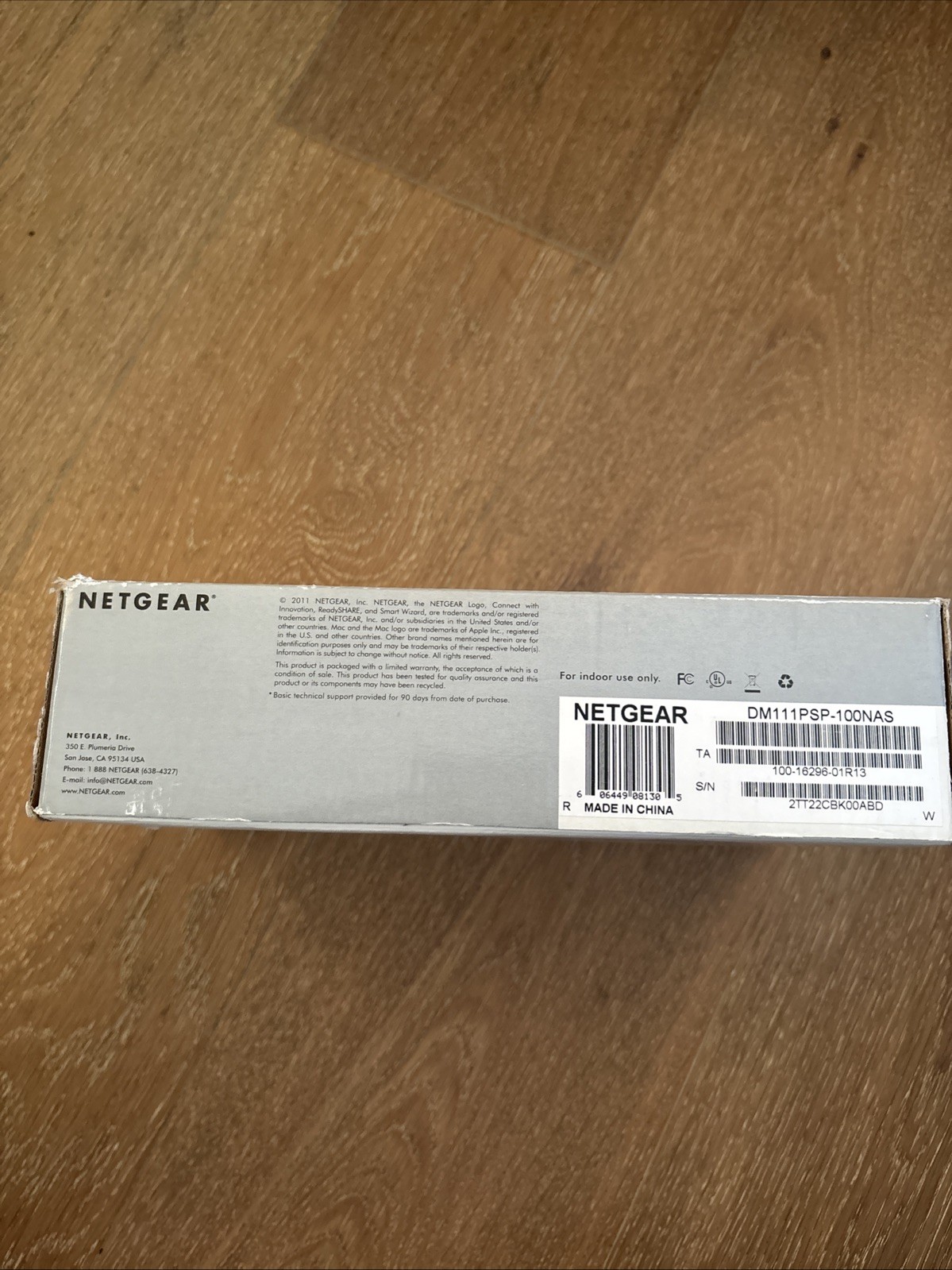 Netgear DSL Broadband , DM111PSP, ADSL2+ Modem All Cords And Installation Guide