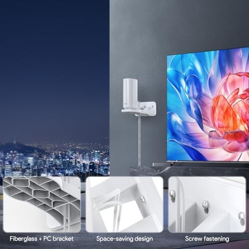 Orbi WiFi 7 Wall Mount Kit – ABS Bracket – White – 1 Pack