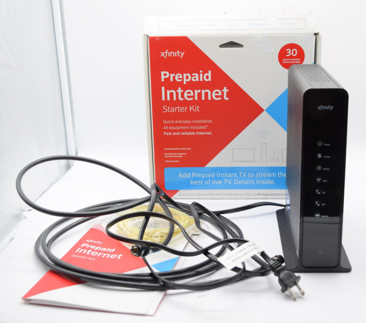 Xfinity Arris TG1682G Dual Band Wireless 802.11ac Cable Modem & Wi-Fi Router