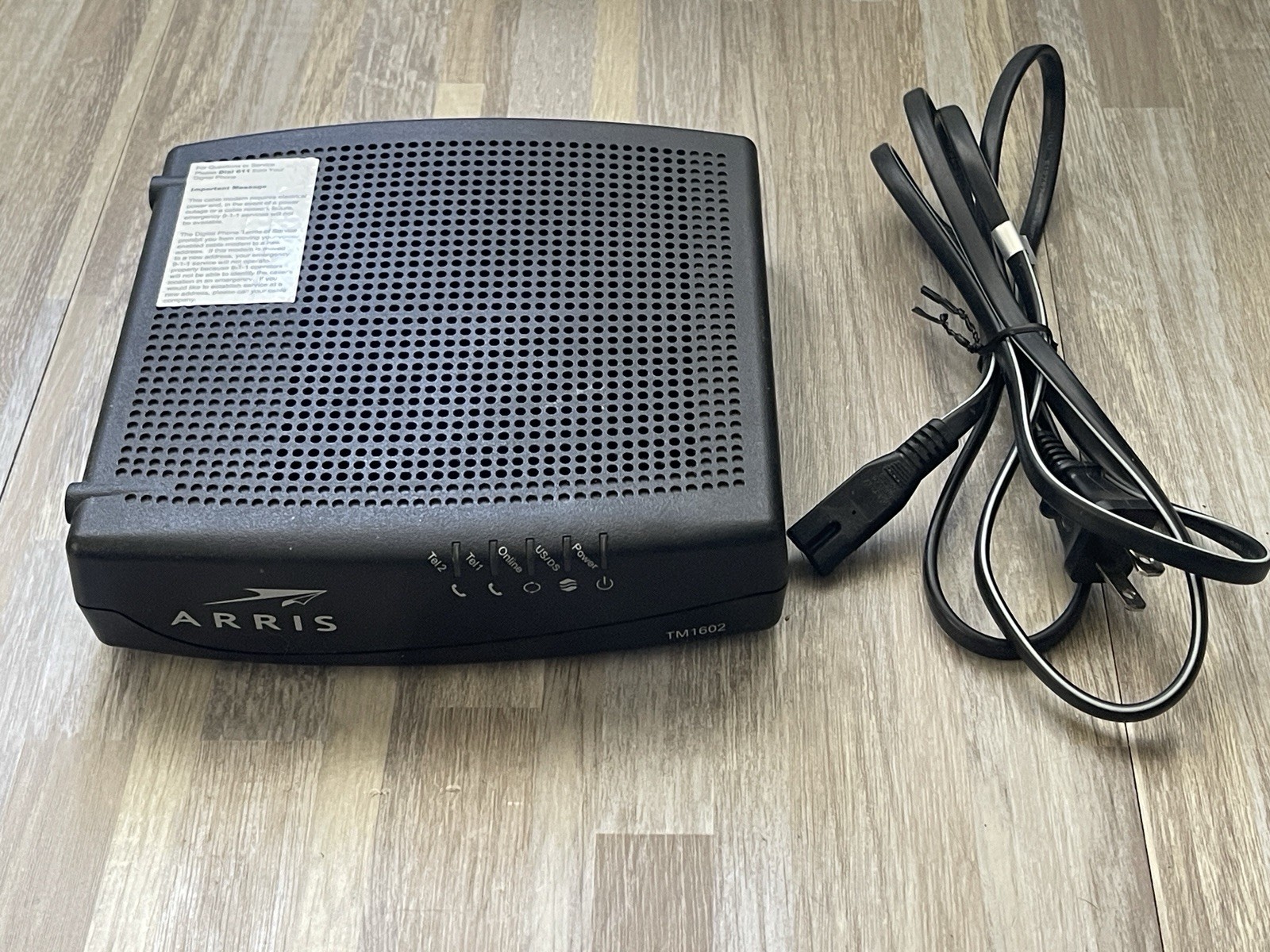 ARRIS Touchstone TM1602A DOCSIS 3.0 Telephone Cable Modem Internet