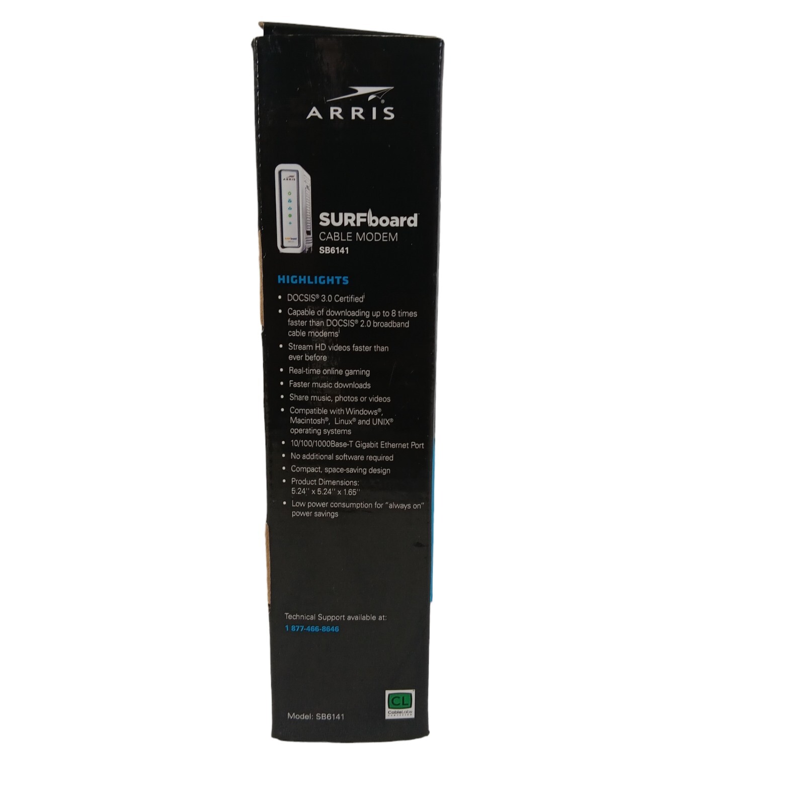 Arris Motorola SURFboard SB6141 DOCSIS 3.0 Cable Modem Xfinity Cox Time Warner