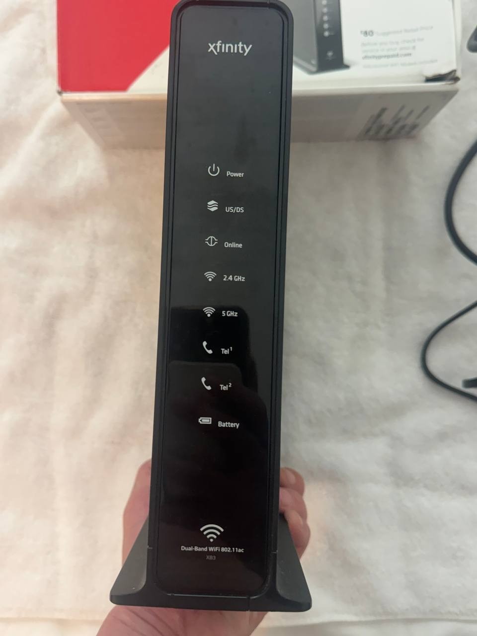 Xfinity Prepaid Internet Starter Kit Cable Modem Wifi Router Arris TG1682P