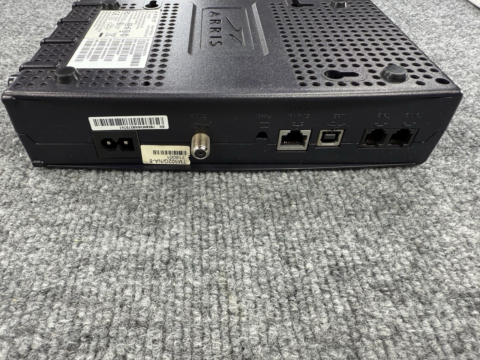 📶 ARRIS TM502G Telephony Cable Modem DOCSIS 2.0 High-Speed Internet