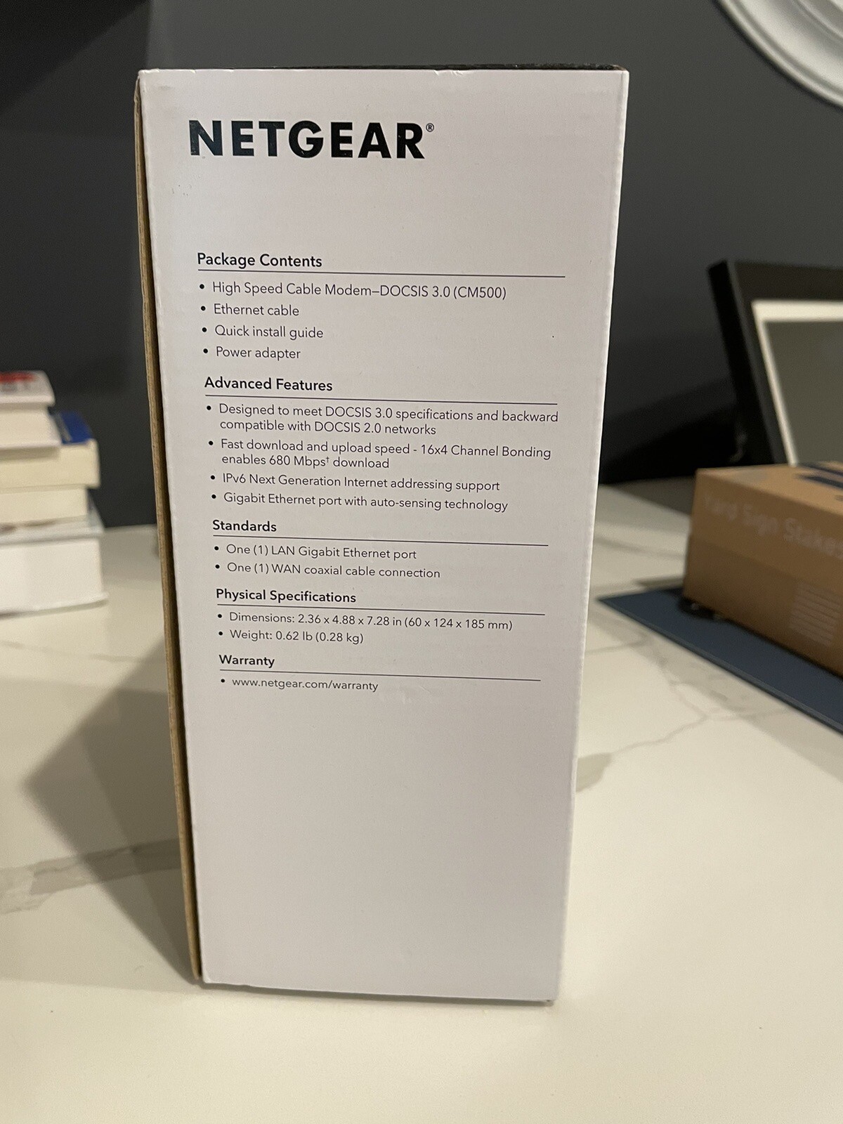 NETGEAR CM500 (CM500100NAS) 680 Mbps – Black