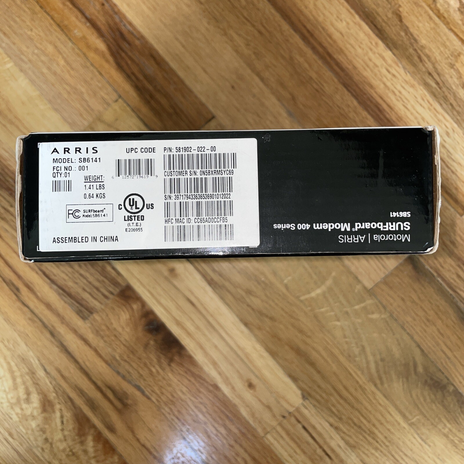 Motorola Arris SB6141 SURFboard Modem 400 Series – Open Box