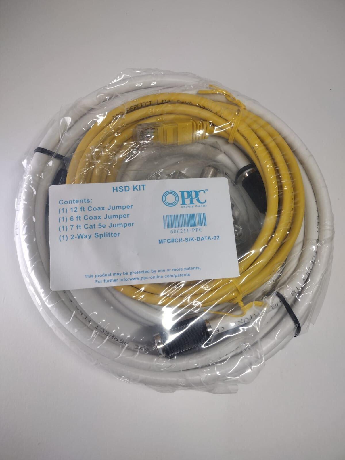 PPC HSD Kit Coax Jumper 12-Ft 606211-PPC