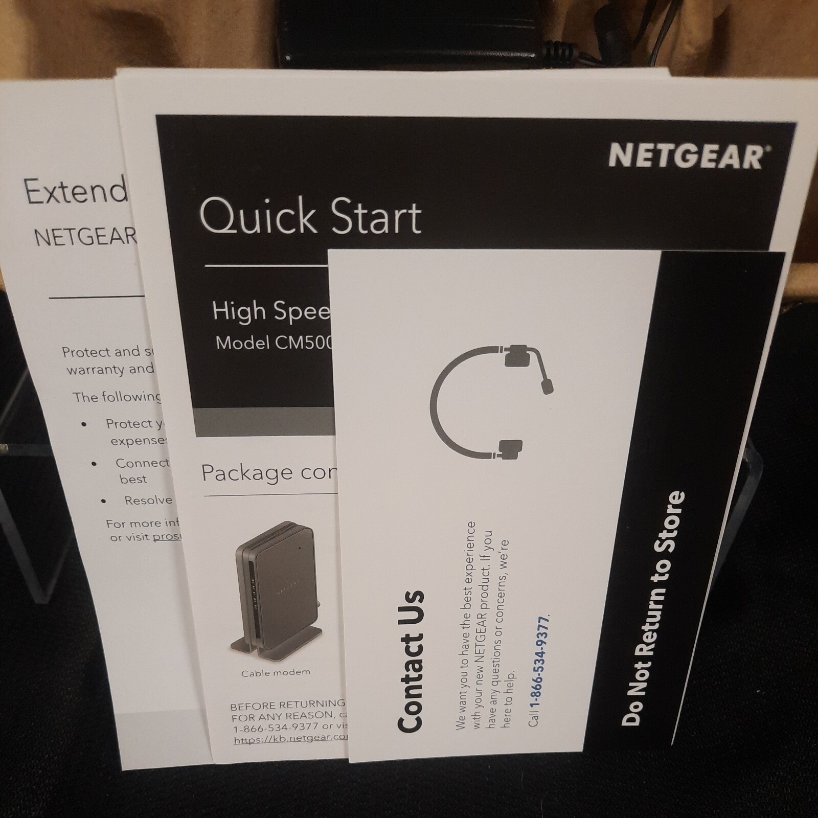 NETGEAR CM500 (CM500100NAS) 680 Mbps – Black
