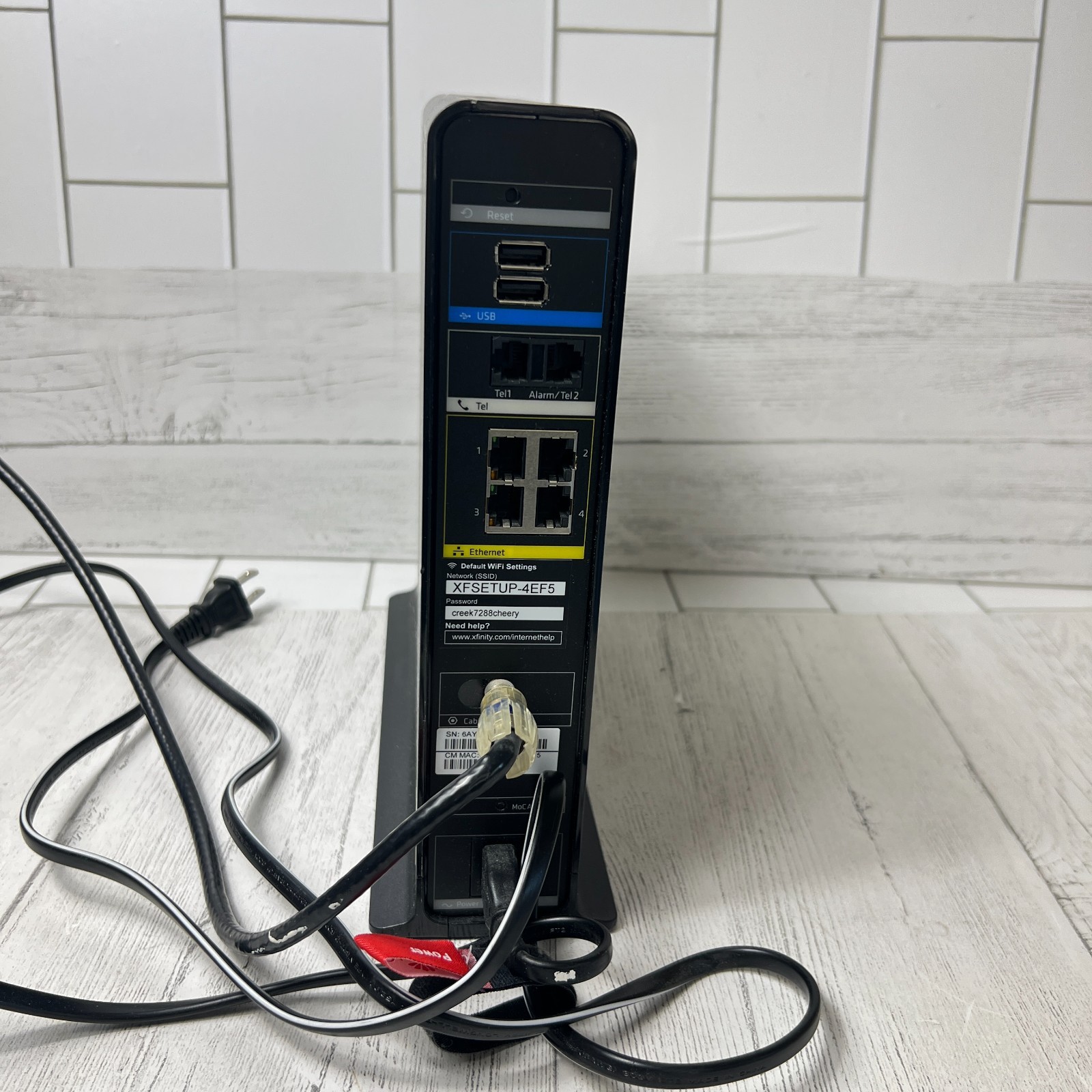 Xfinity Prepaid Internet Starter Kit ARRIS TG1682G DUEL BAND WI-FI Modem