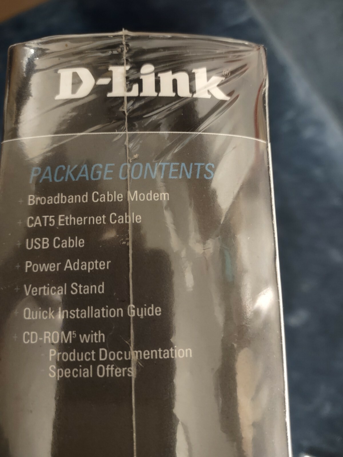 D-Link DCM-202 DOCSIS 2.0 USB Broadband Ethernet Cable Modem New in Box nos