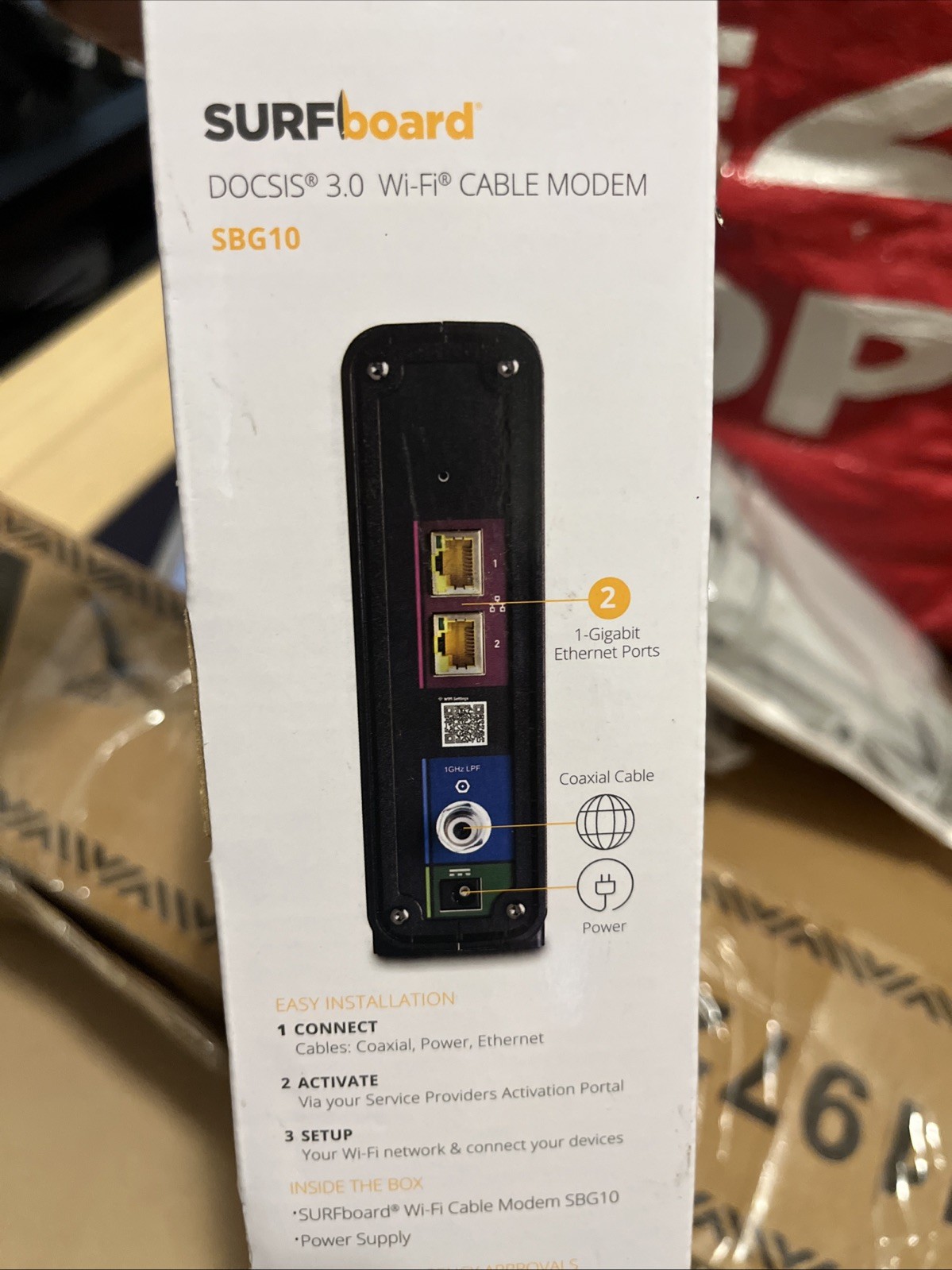 ARRIS SURFboard SBG10 Dual Band AC1600 Docsis 3 WIFI Cable Modem & Router In One