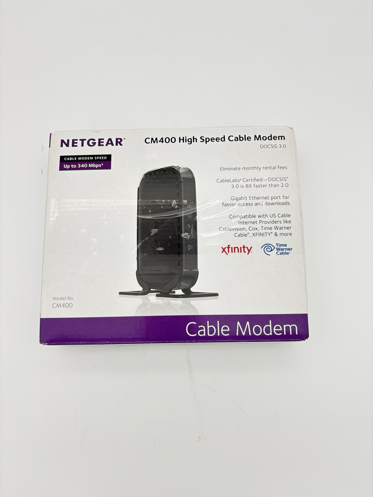 Netgear DOCSIS 30 (CM400-100NAS) 340 Mbps