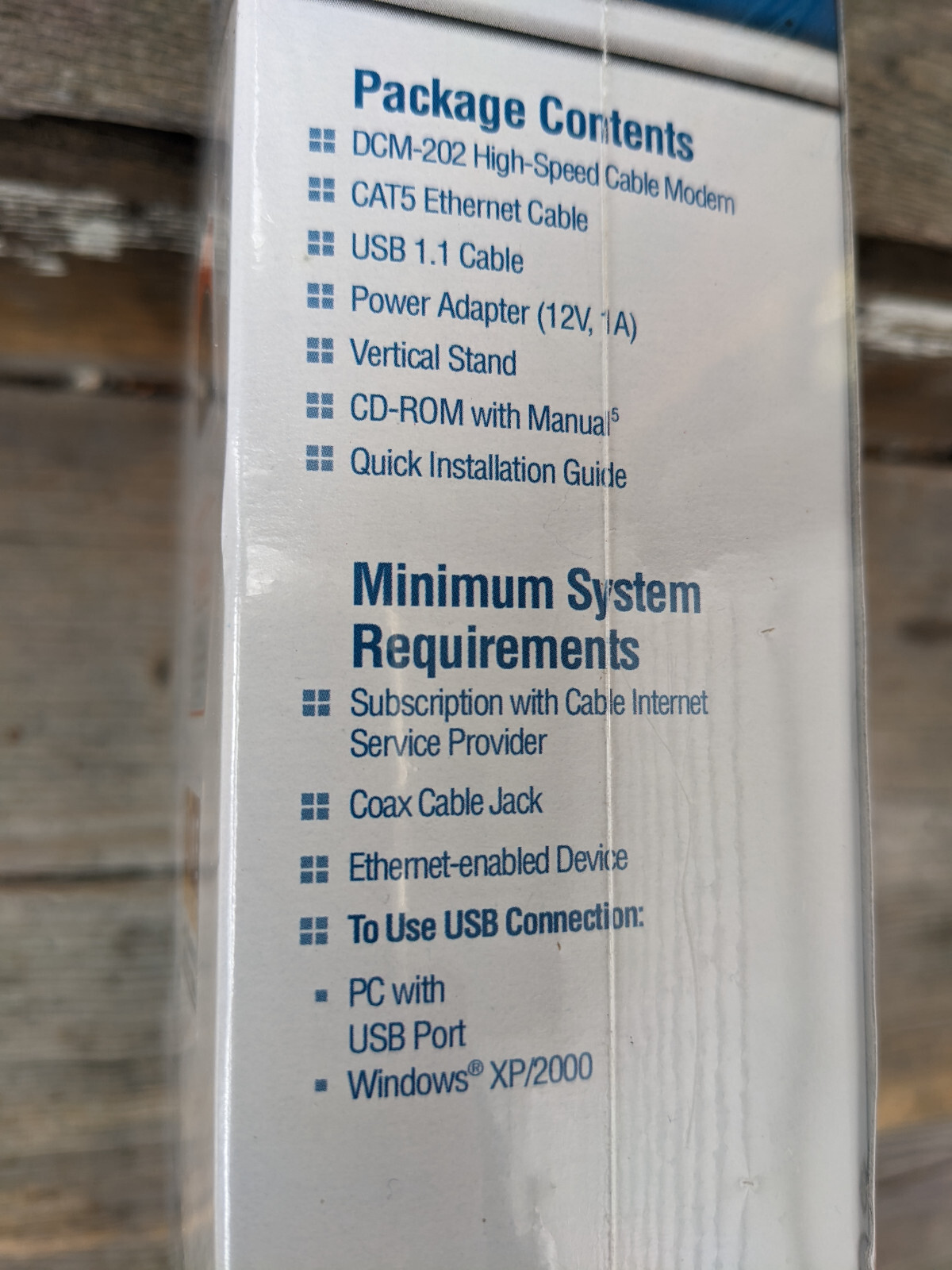 D-Link broadband Cable Modem DCM-202 / New Unopened