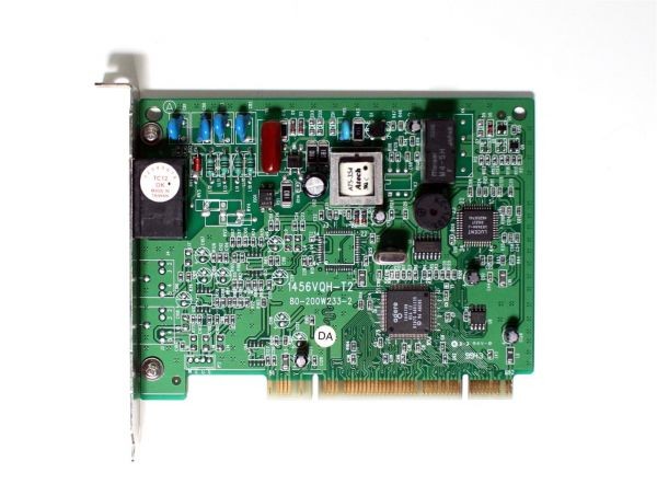 56k v90 pci modem card, 152972-001, 1456vqh-t2, 80-200w233-2