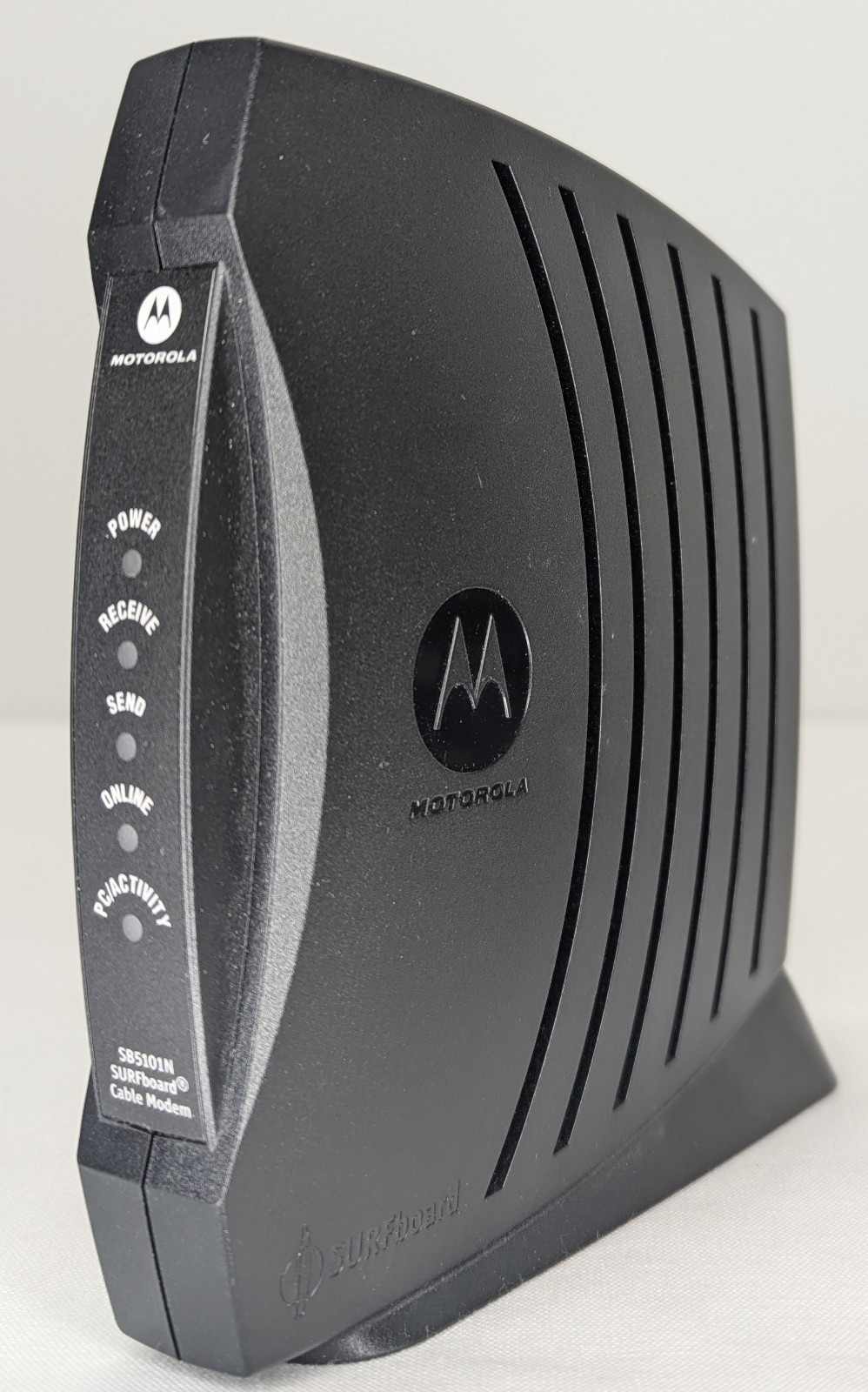 Motorola SB5101N Cable Modem Tested Working with Power Cord and Ethernet Cable