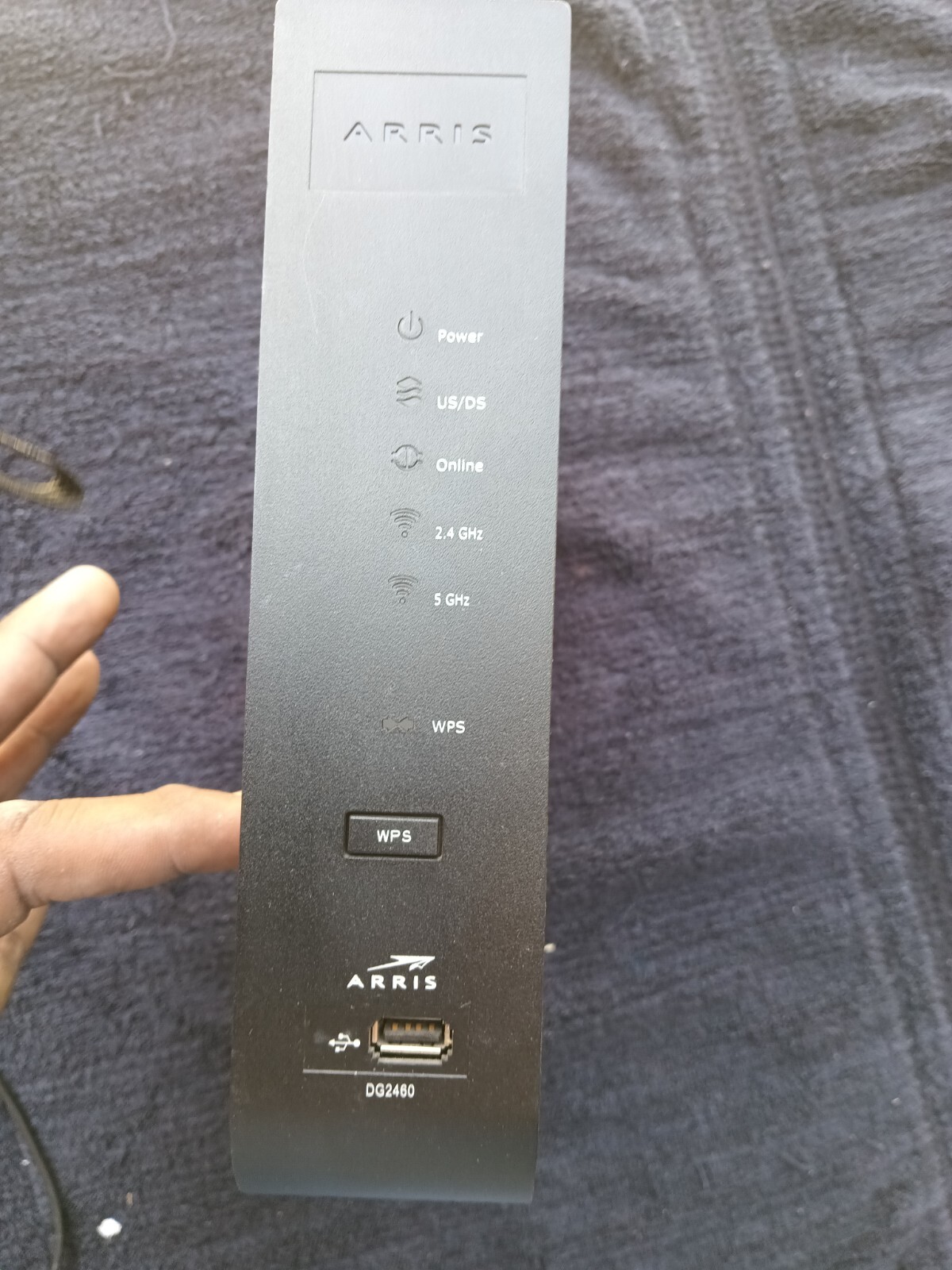 ARRIS (DG2460A) Dual BAND WIFI WIRELESS Router Cable MODEM – WPA2-TKIP/AES ASIS