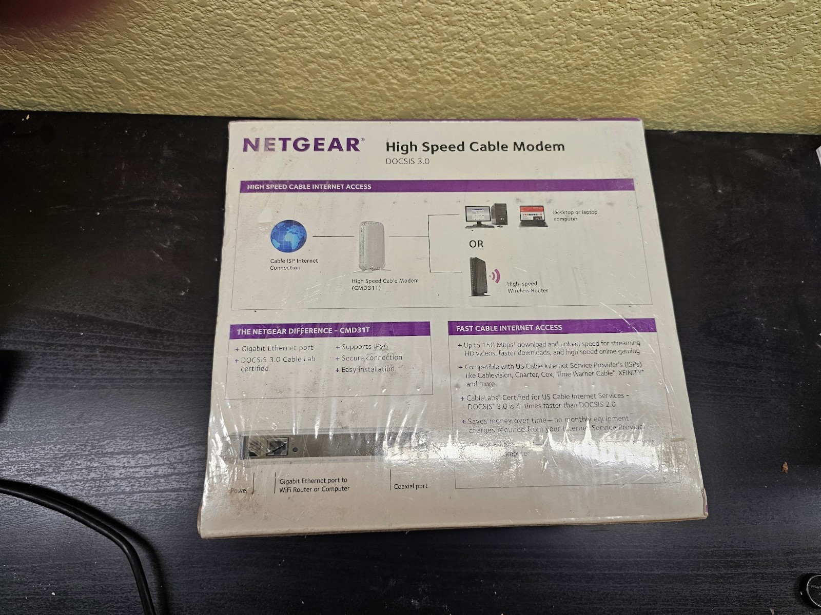 NETGEAR Docsis 3.0 High Speed Cable Modem (NEW)