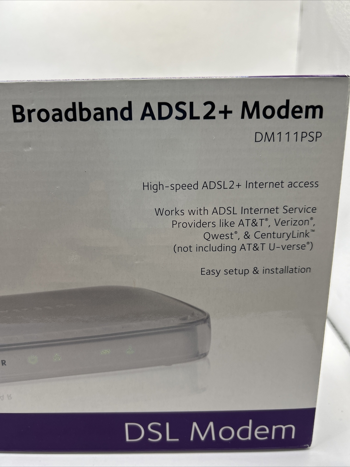 Netgear DSL Broadband , DM111PSP, ADSL2+ Modem Missing CD