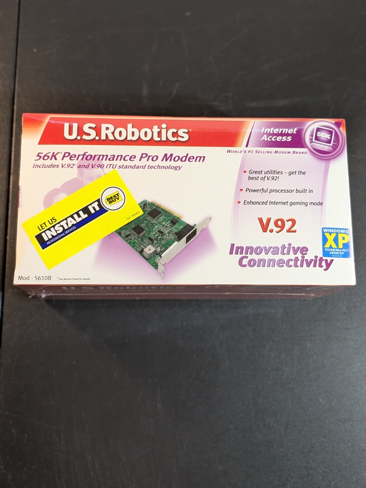 Sealed U.S. Robotics 56K Performance Pro Modem V.92 Mod 5610B NIB Brand New