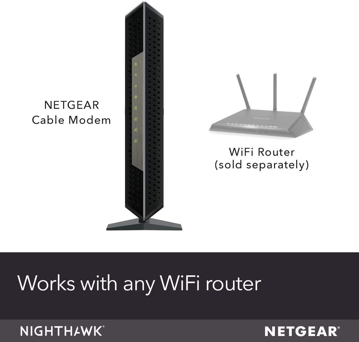 DOCSIS 3.1 Nighthawk CM1200 Cable Modem – Seamless Streaming for All Providers