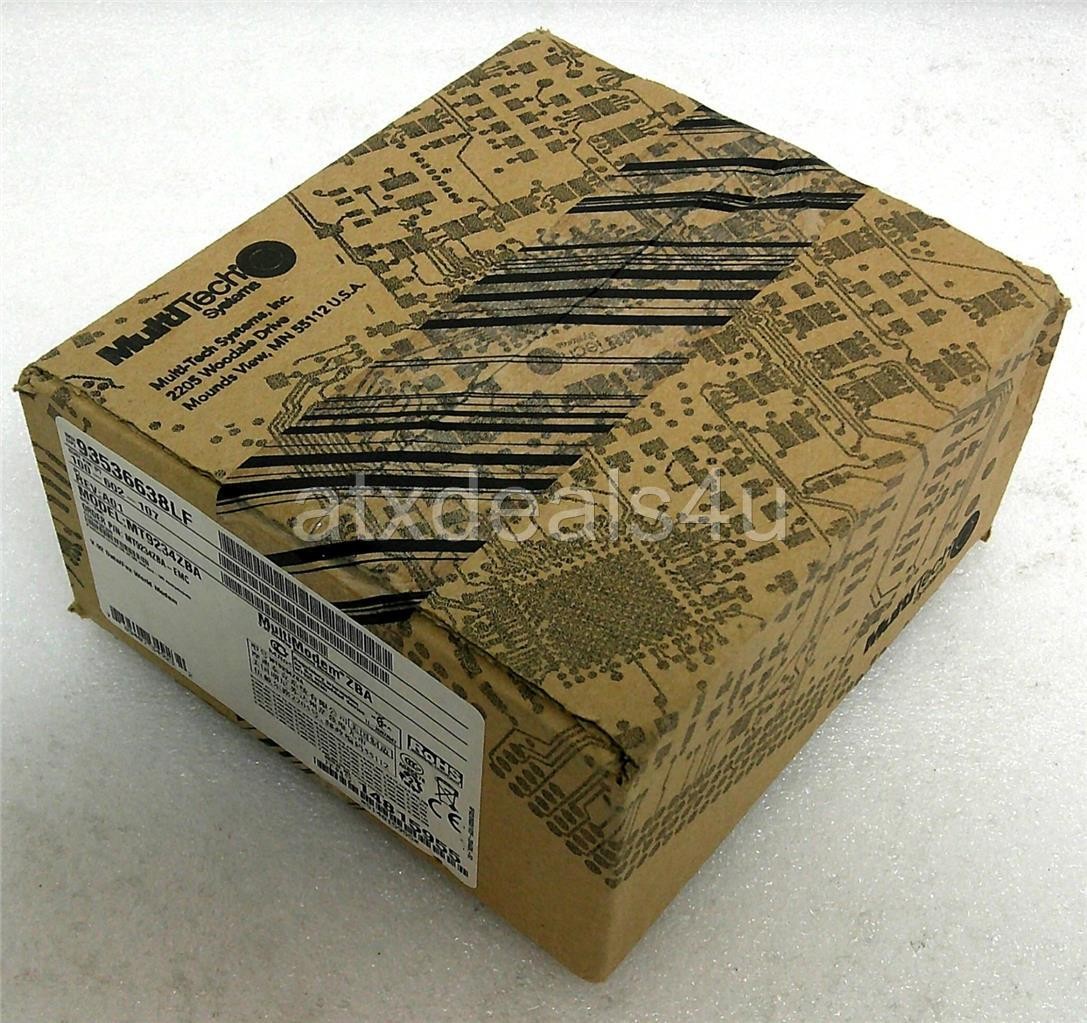 Multitech MT9234ZBA MultiModem ZBA V.92 Data/Fax World Modem New Sealed