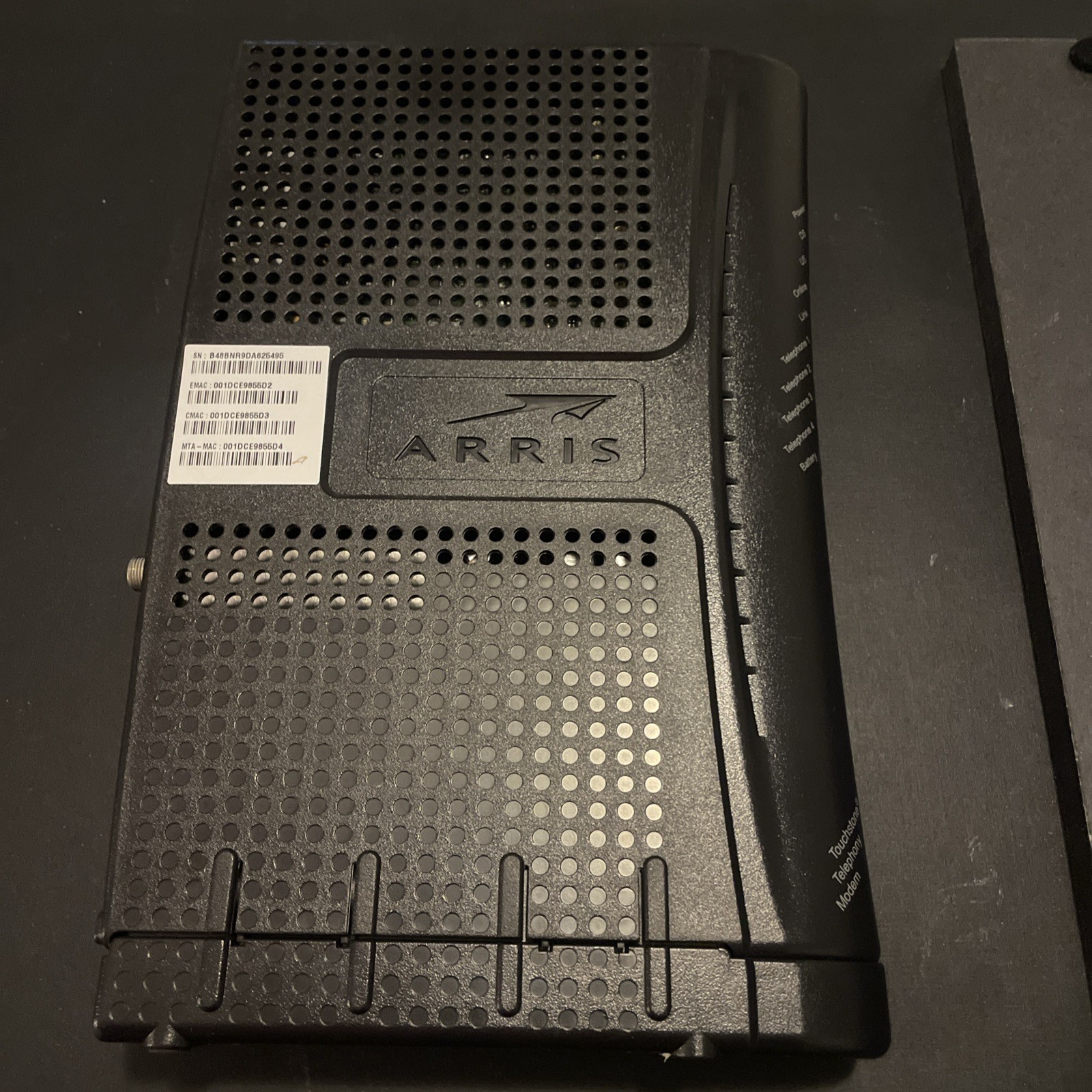 ARRIS TM604G Cable Touchstone Telephony Modem – Model TM604G/CT