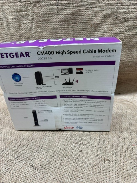 Netgear CM400 High Speed Cable Modem DOCSIS 3.0*New
