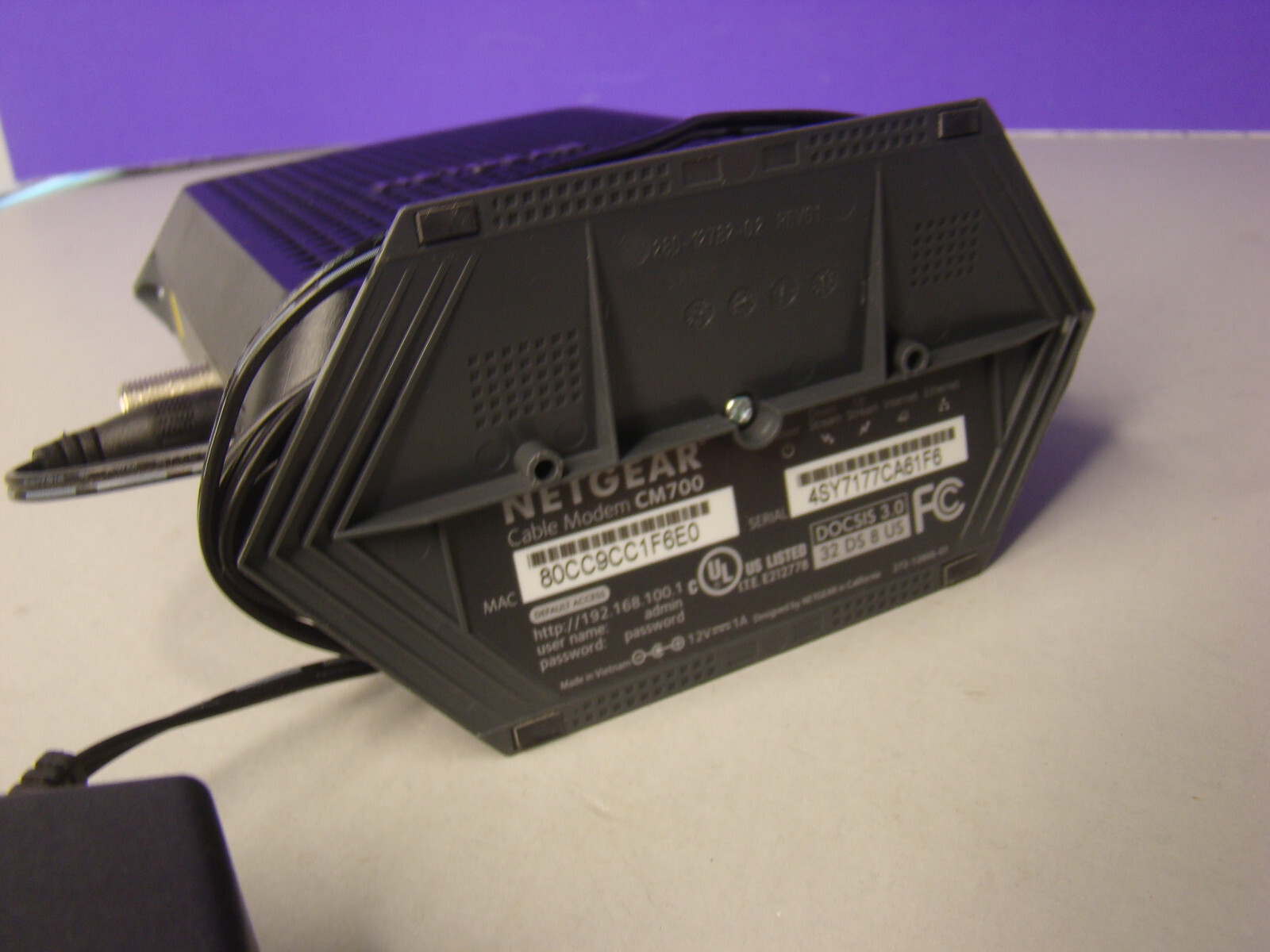 NETGEAR CM700 DOCSIS 3.0 High Speed Cable Modem