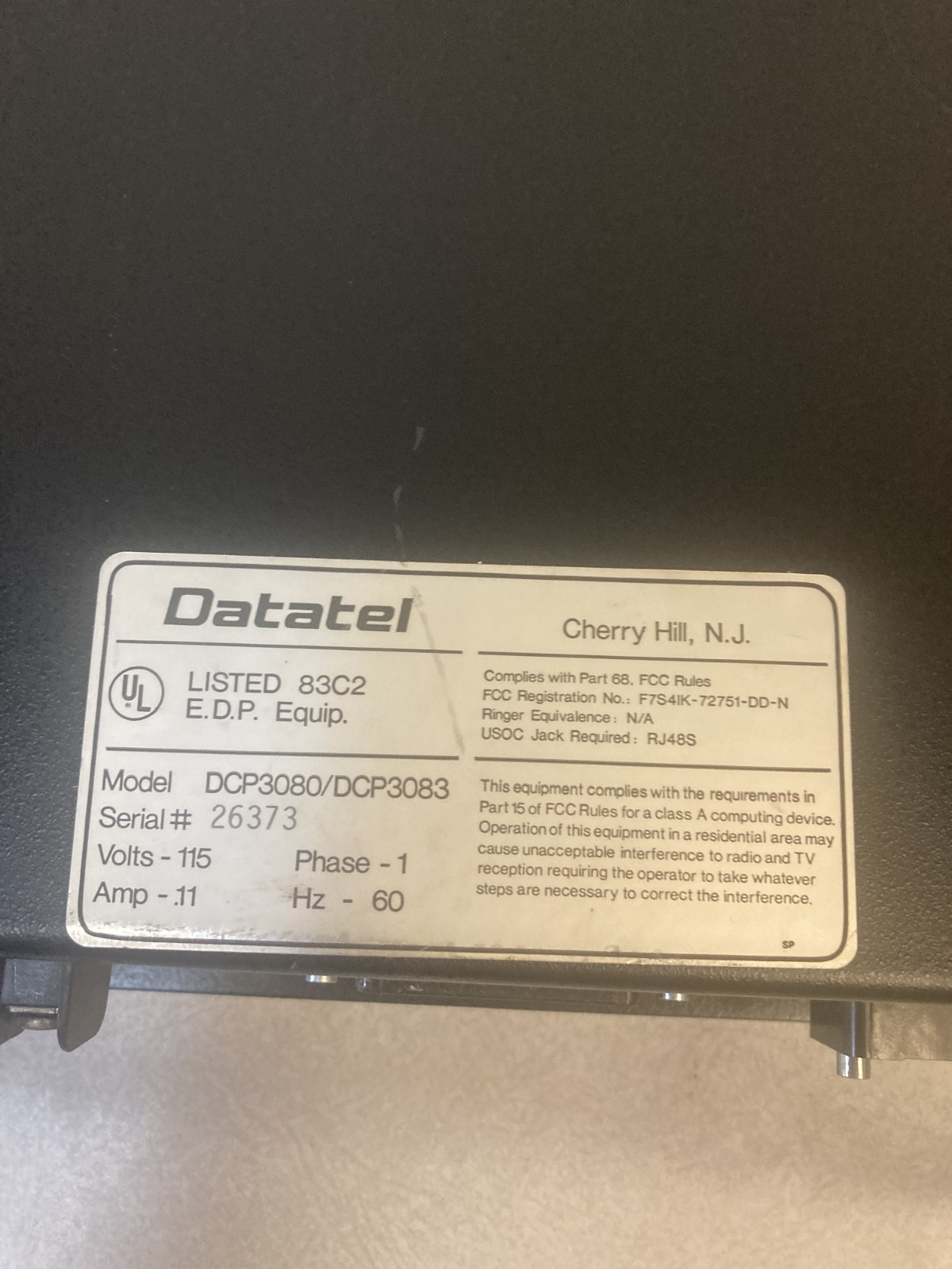 DCP3080 Case/Datatel Csu/Dsu