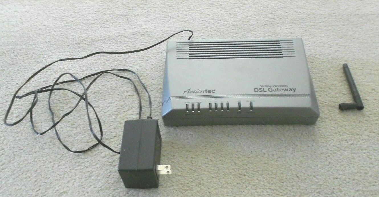 Actiontec 54 Mbps DSL Gateway Ethernet Modem GT704-WG