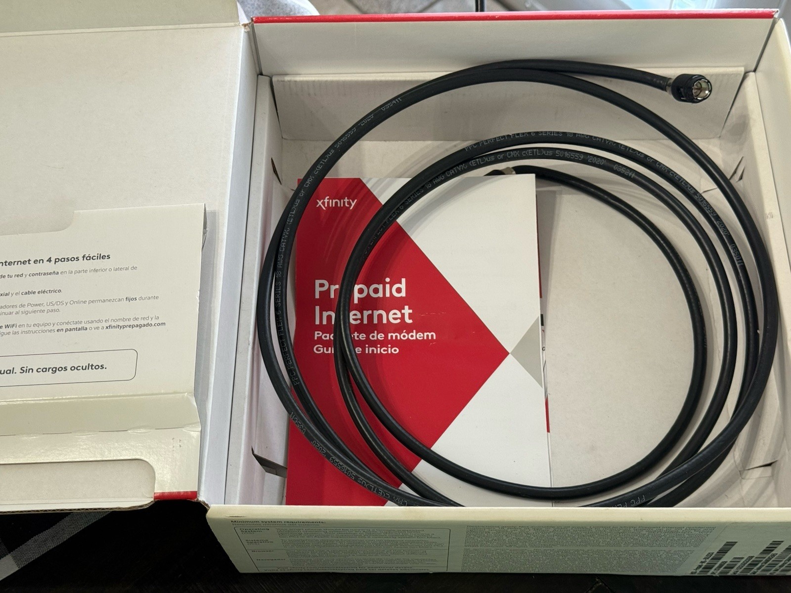 Xfinity Arris TG1682P Prepaid Dual Band Wi-Fi Modem With Power Cords