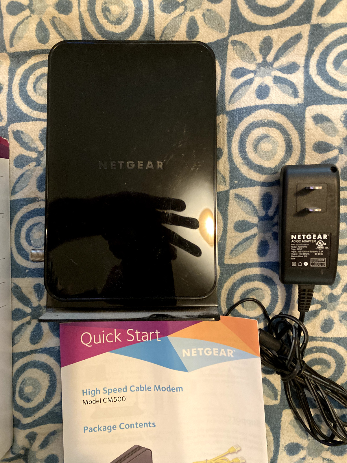 Netgear CM500 Cable Modem 680+- Mbps DOCSIS 3.0 Fast Web Internet Access