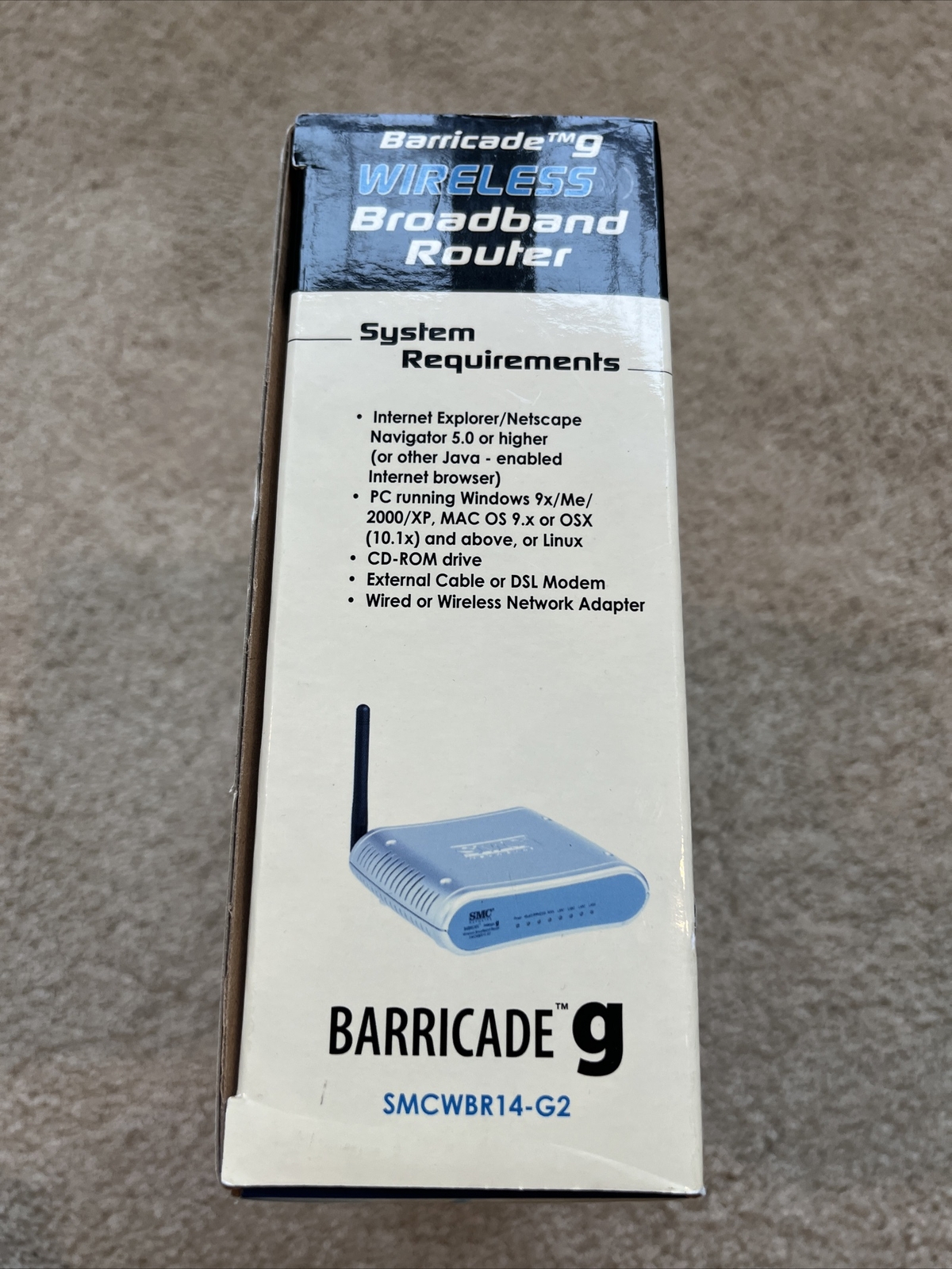 SMC Networks Barricade G 2.4GHz/54Mbps Wireless Cable/DSL Broadband Router