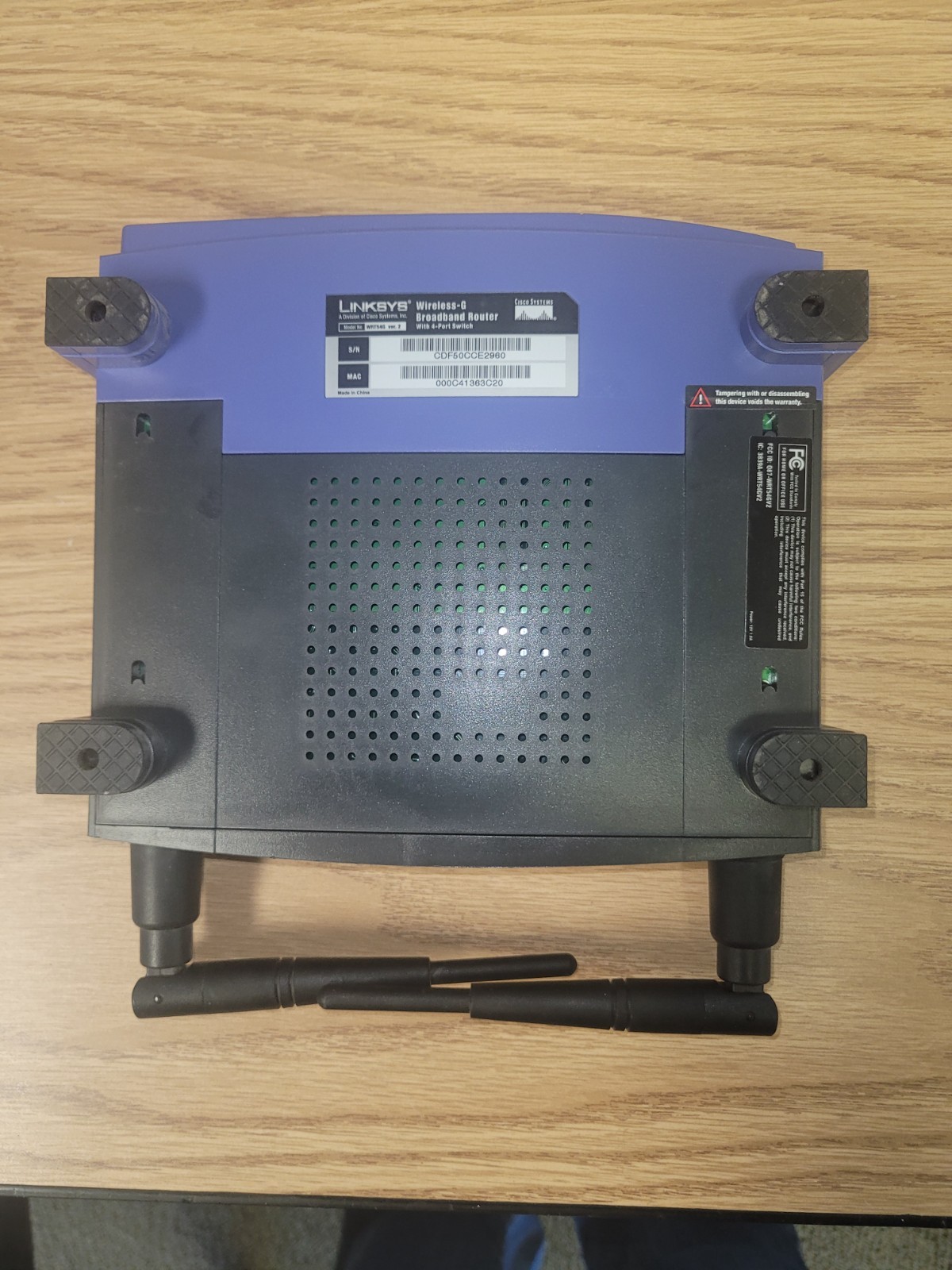 Linksys Wireless-G Broadband Router WRT546 v 2