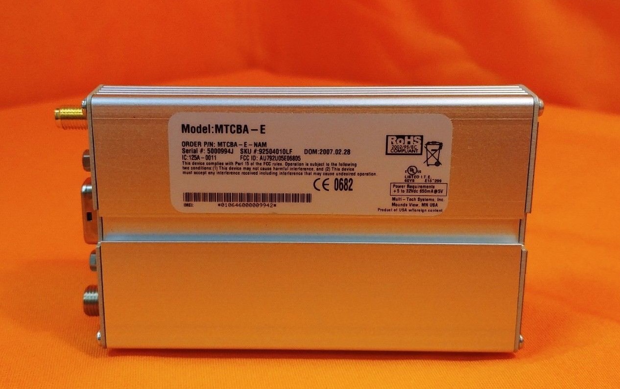 MultiTech Systems Multi Modem MTCBA-E-NAM Wireless Cellular Modem