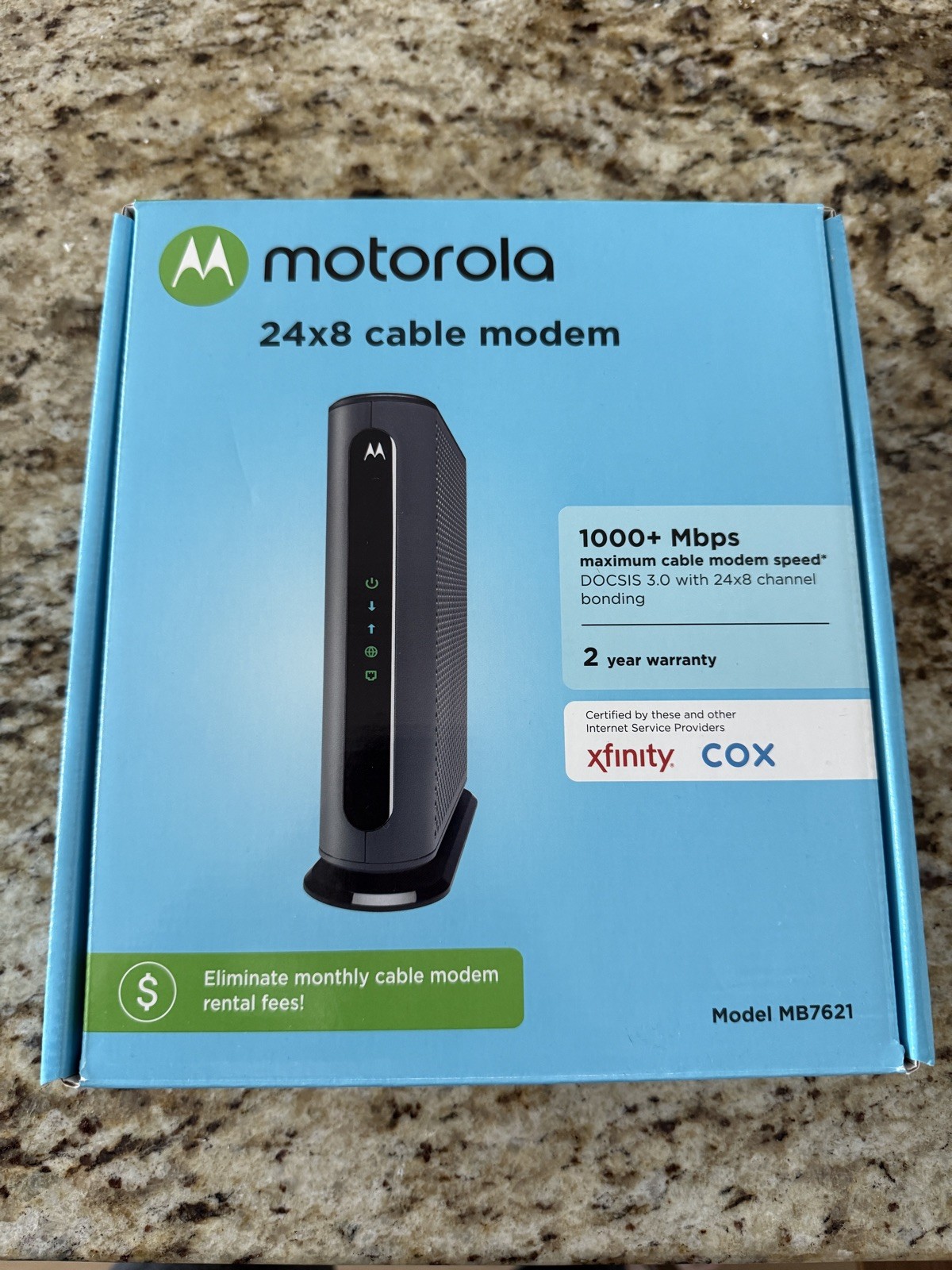 Motorola MB7621-10 1000 Mbps Modem