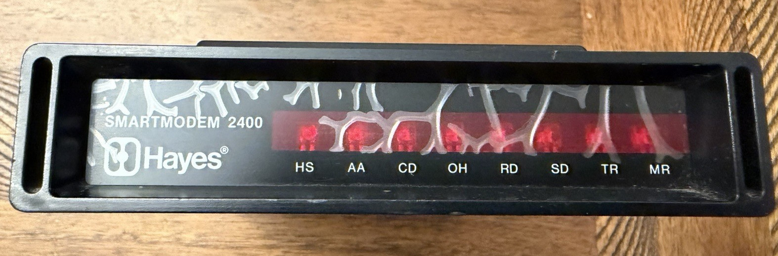 Vintage Hayes Smartmodem 2400 External Modem (Model 231AA) – Untested – Parts