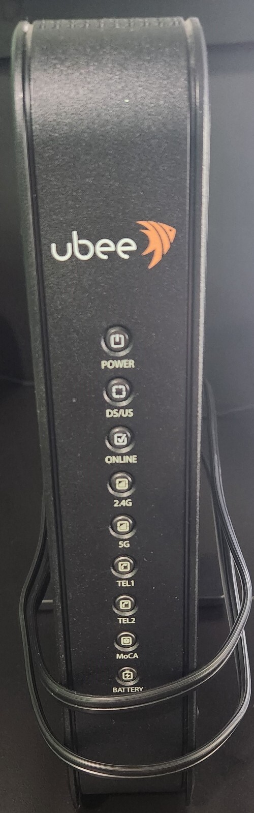 Ubee DVW32CB DVW32C1 Voice Gateway DOCSIS 3.0 Wireless Modem/Router, 2.4Ghz/5Ghz