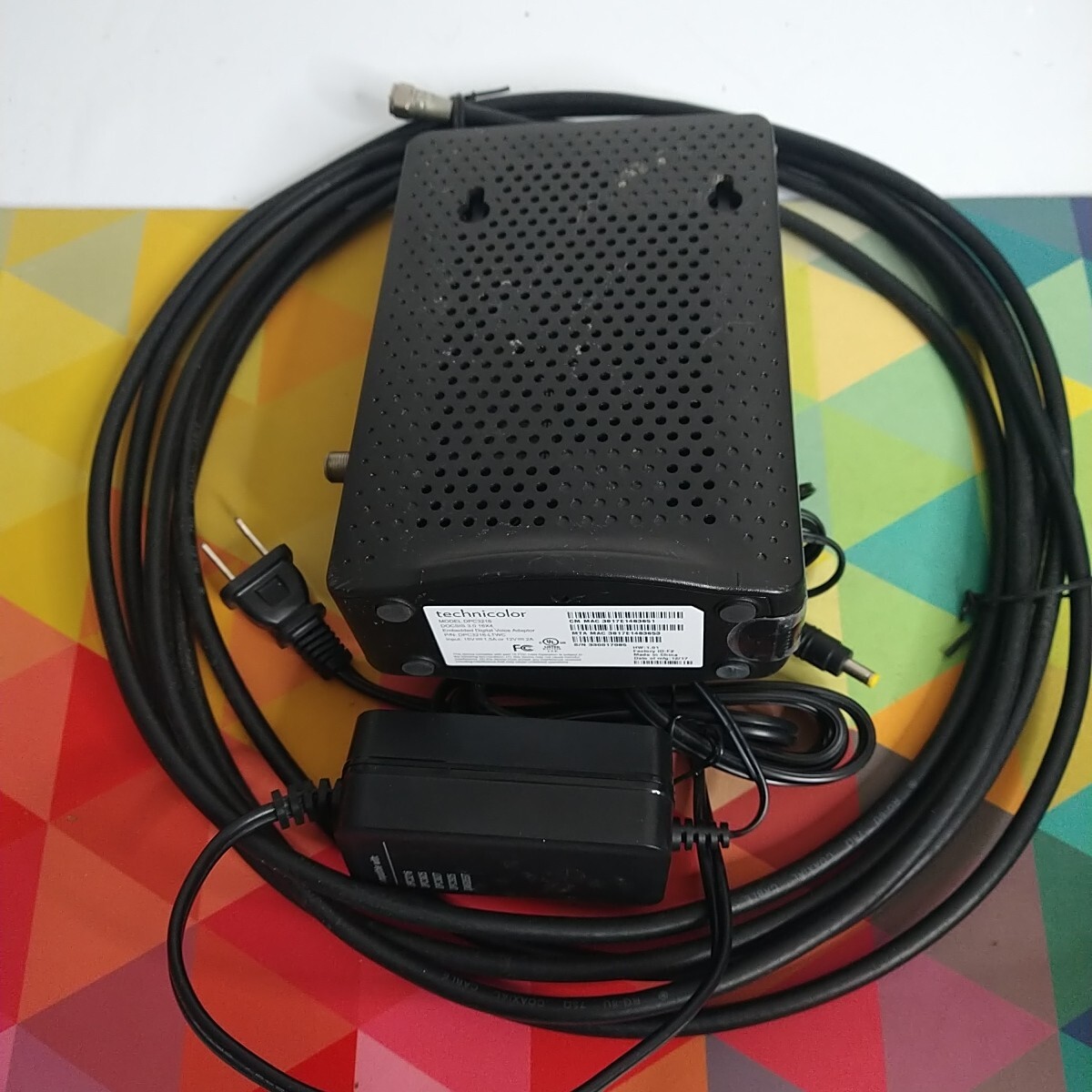 Technicolor/Cisco DPC3216 Cable Modem w/ Power cord & COAX Cable WORKING!