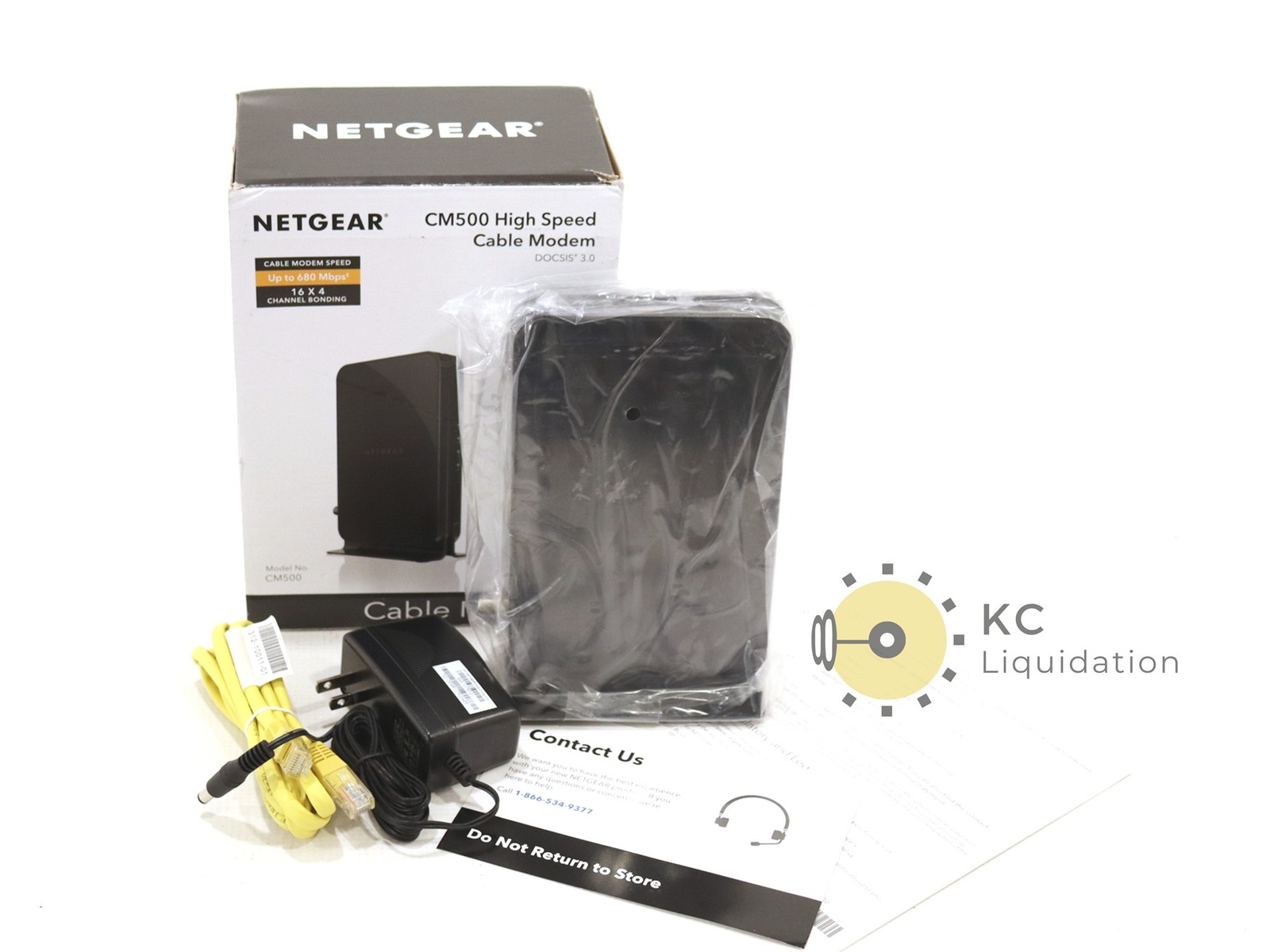 NetGrear CM500 High Speed Cable Modem (CM500-100NAS)