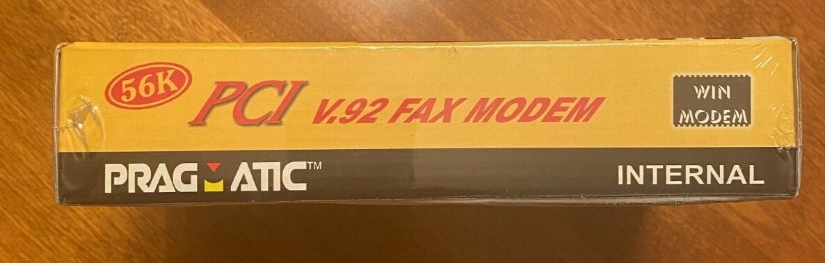 Pragmatic 56K PCI v.92 Fax Modem Internal – NEW
