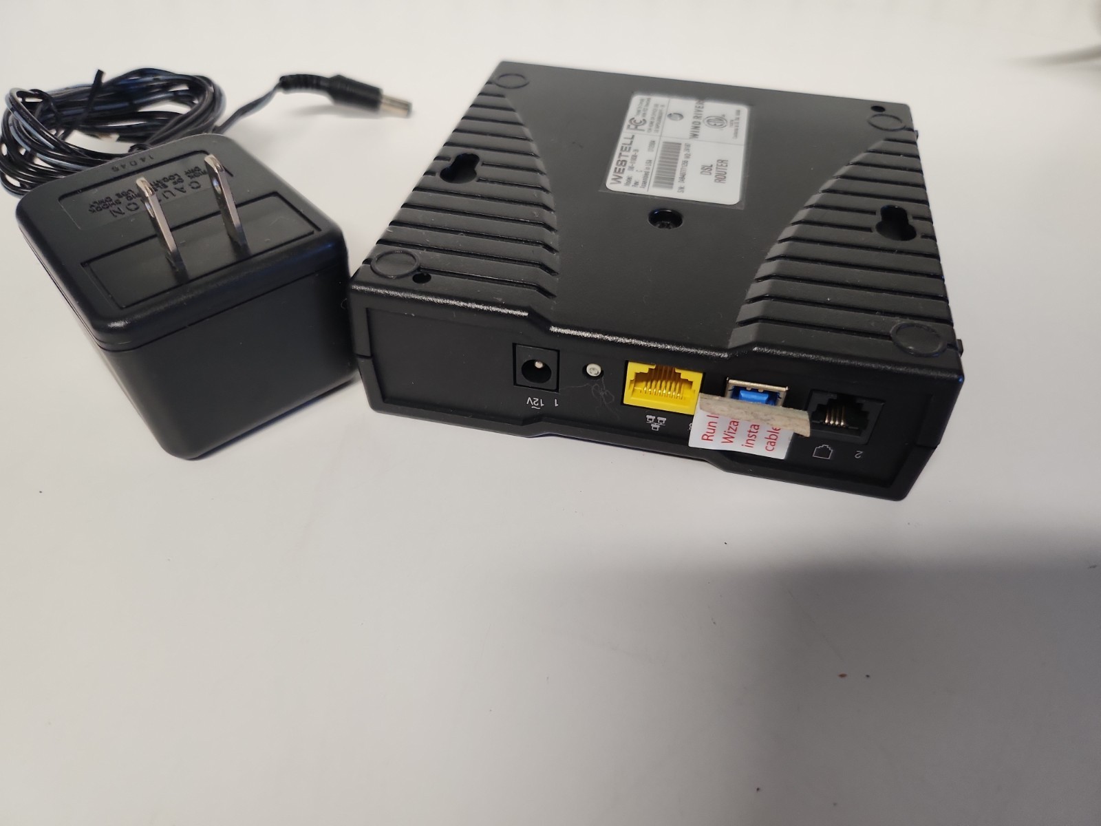 Westell Model C90-610030-06 Black DSL Router ( Unknown Condition)