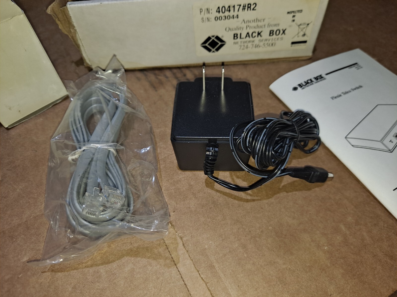 NEW BLACK BOX 40417#R2 Flexie Telco Switch 8 PORT Fast Shipping