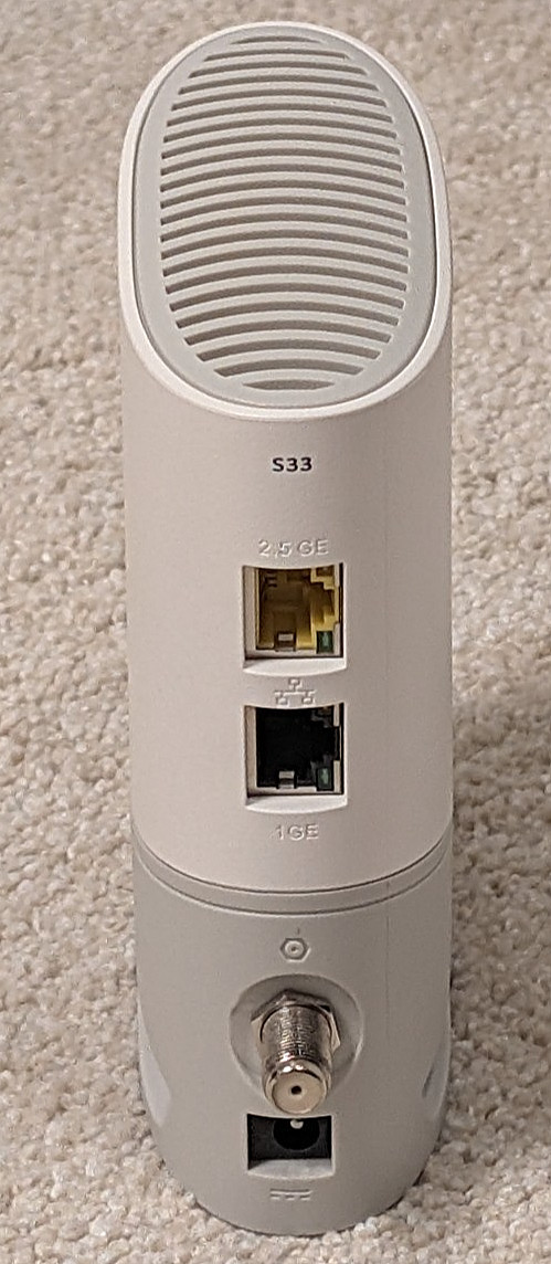 ARRIS S33 SURFboard DOCSIS 3.1 Multi-Gigabit Cable Modem 2.5 Gbps Ethernet Port