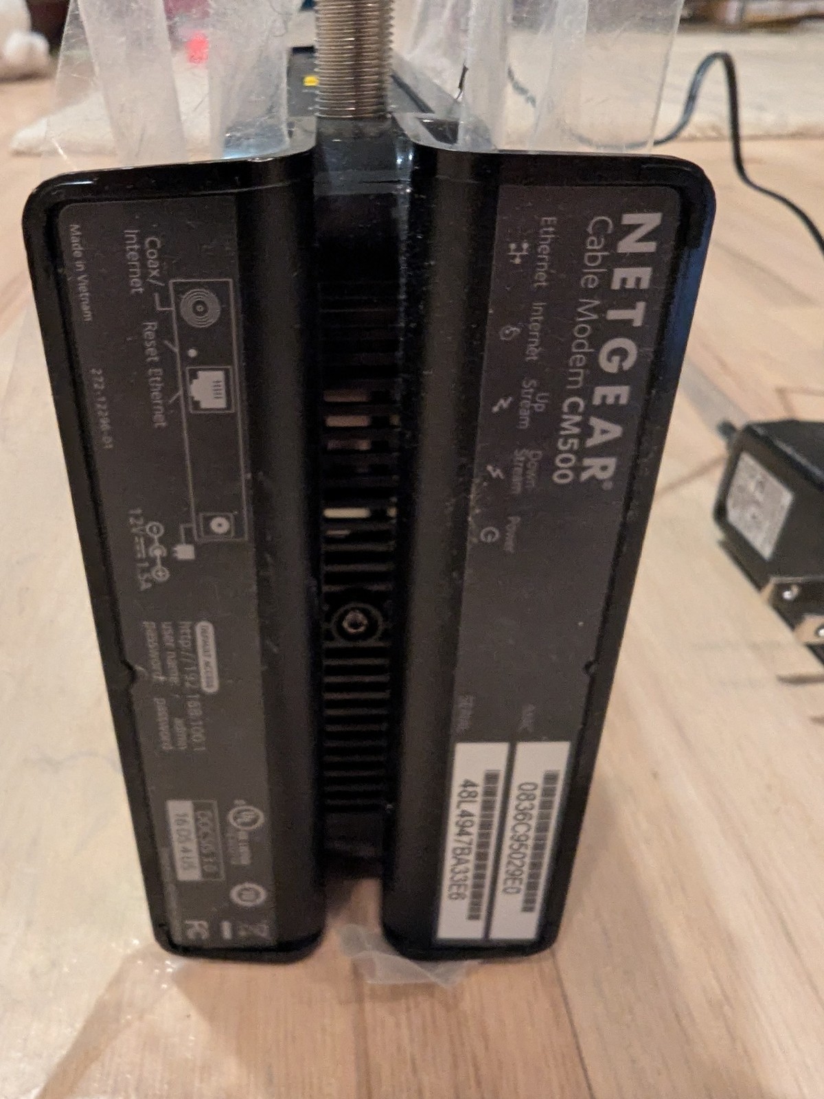 NETGEAR CM500 Cable Modem DOCSIS 3.0 16×4 Comcast Xfinity Spectrum